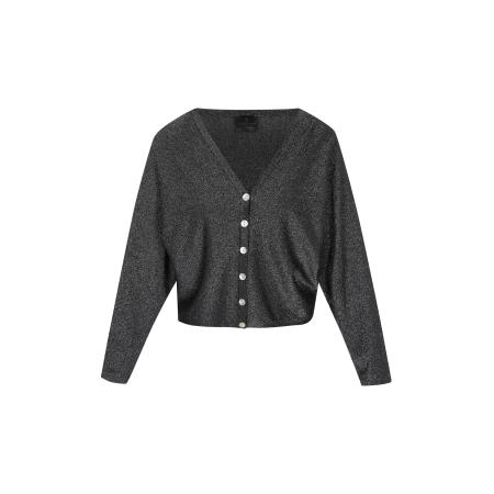 DreiMaster DreiMaster Klassik Gebreid vest Classic Look zwart