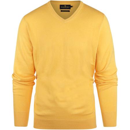 Steppin' Out Trui Cashmere V-hals Geel