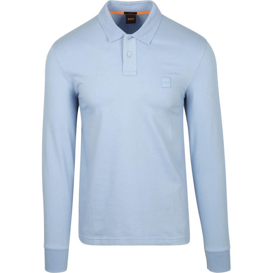 BOSS Passerby Polo Licht blauw Blauw