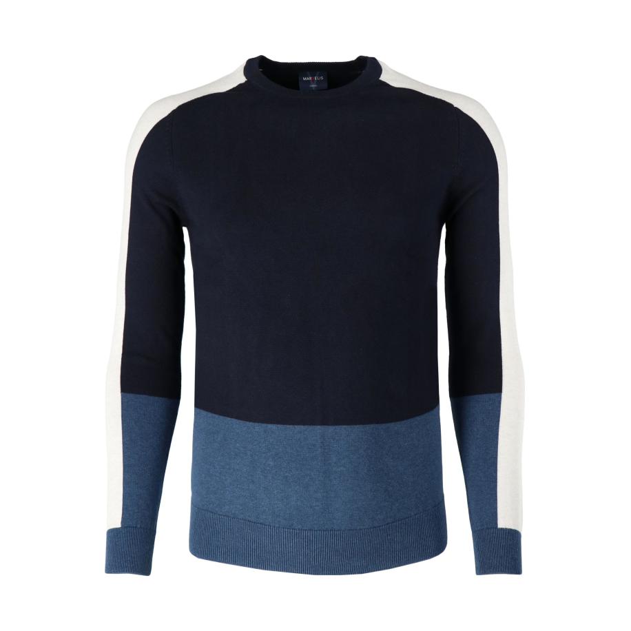 Marvelis Casual Trui marine, Veelkleurig Blauw