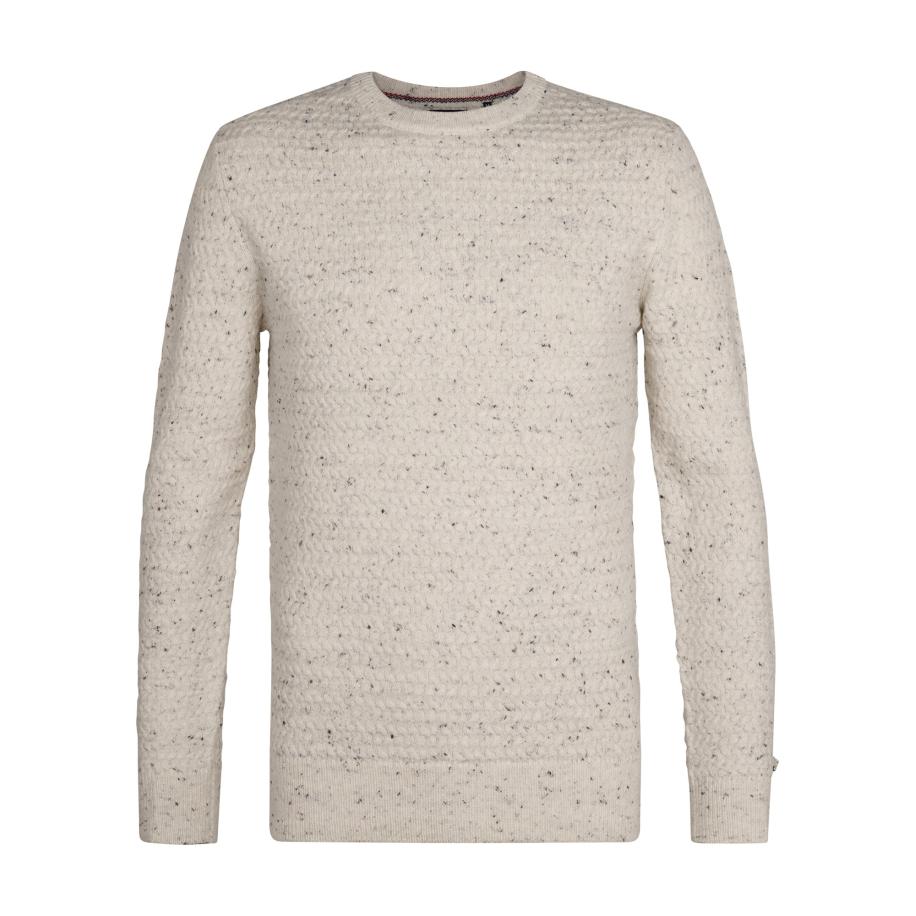 Petrol Industries Petrol Industries Trui Madison zwart / wolwit -