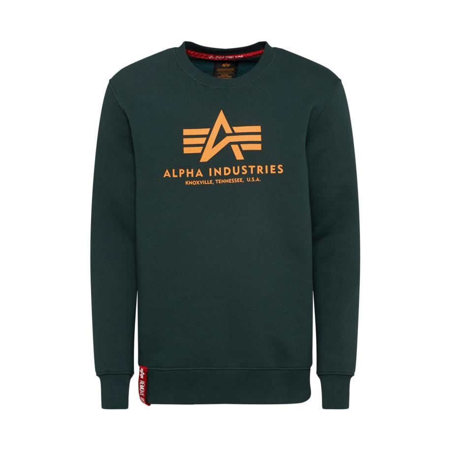 Alpha Industries ALPHA INDUSTRIES Sweatshirt spar / mandarijn / rood / wit -