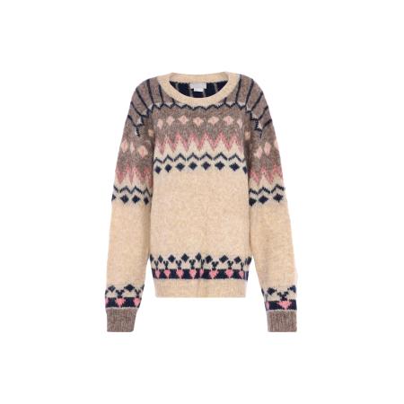 Jalene Jalene Trui beige gemêleerd / navy / lichtbruin / rosa