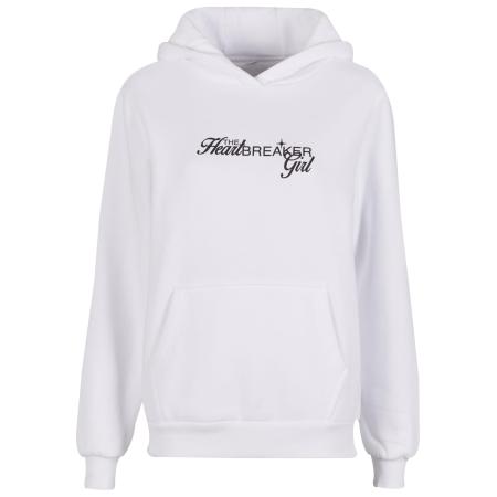 Miss Tee Sweatshirt Heartbreaker Girl pink / zwart / wit