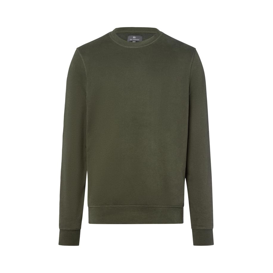 Nils Sundström Sweatshirt olijfgroen Groen