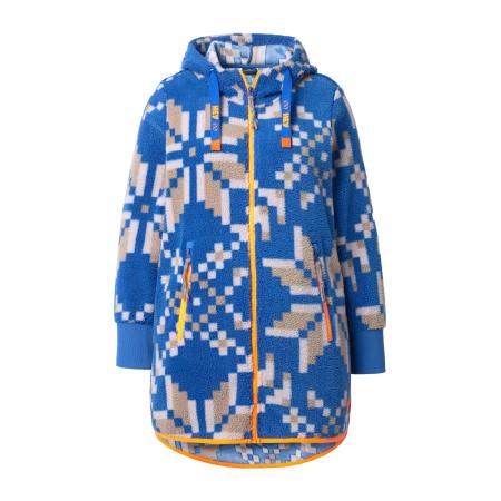 LAURASØN LAURASØN Sweatvest beige / hemelsblauw / wit