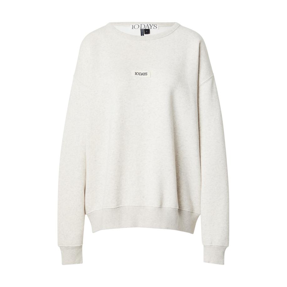 10DAYS 10Days Sweatshirt The Clean Statement lichtgrijs / zwart -