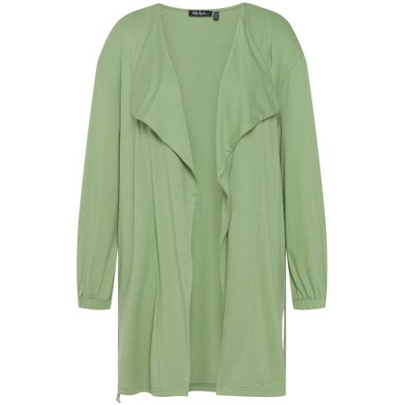 Ulla Popken Ulla Popken Gebreid vest pastelgroen