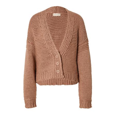 ABOUT YOU LENI KLUM x ABOUT YOU Gebreid vest Karli roestbruin