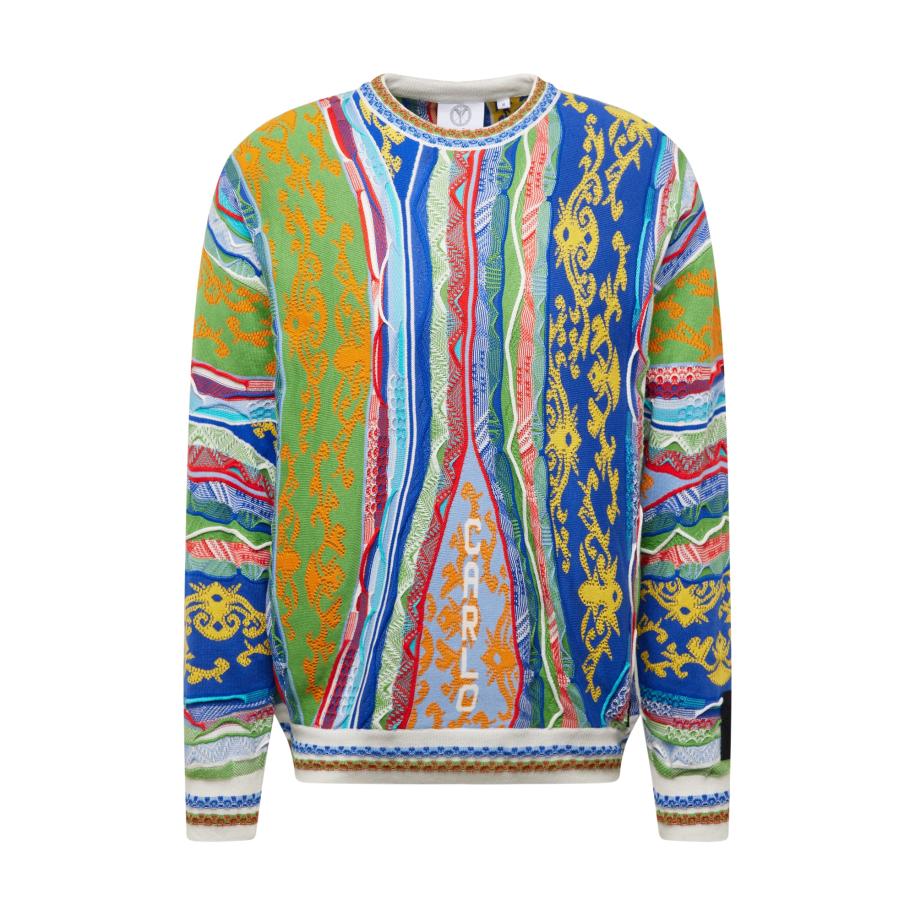 carlo colucci Carlo Colucci Trui di Cicco gemengde kleuren / wit -