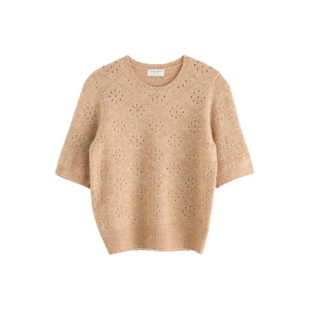 Lindex Lindex Trui Edit beige gemêleerd