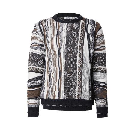 carlo colucci Carlo Colucci Trui ombergrijs / donkergrijs / zwart / wit