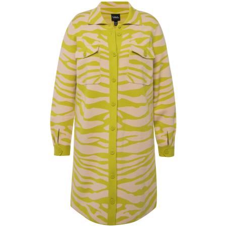 Ulla Popken Ulla Popken Gebreid vest groen / pink