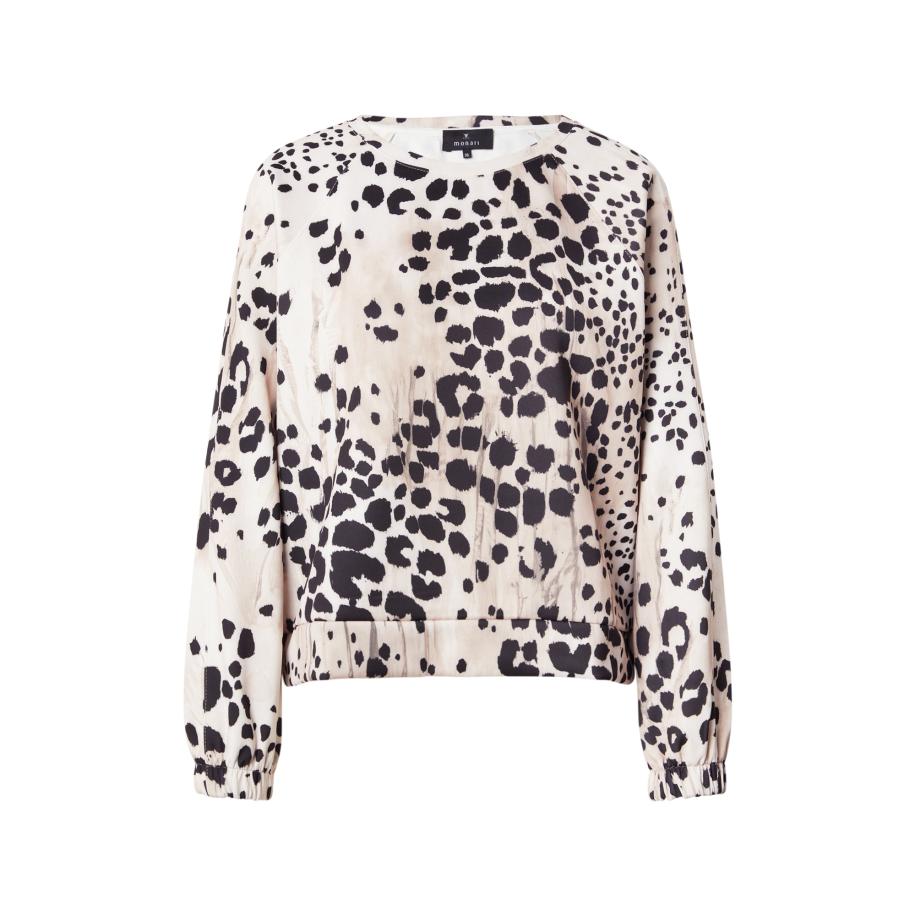 Monari monari Sweatshirt beige / lichtbeige / zwart -