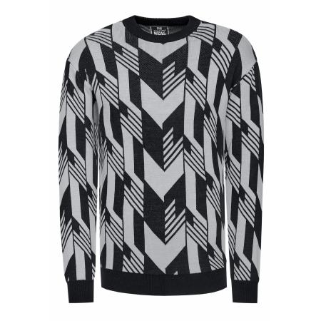 Rusty Neal Rusty Neal Trui grijs / zwart