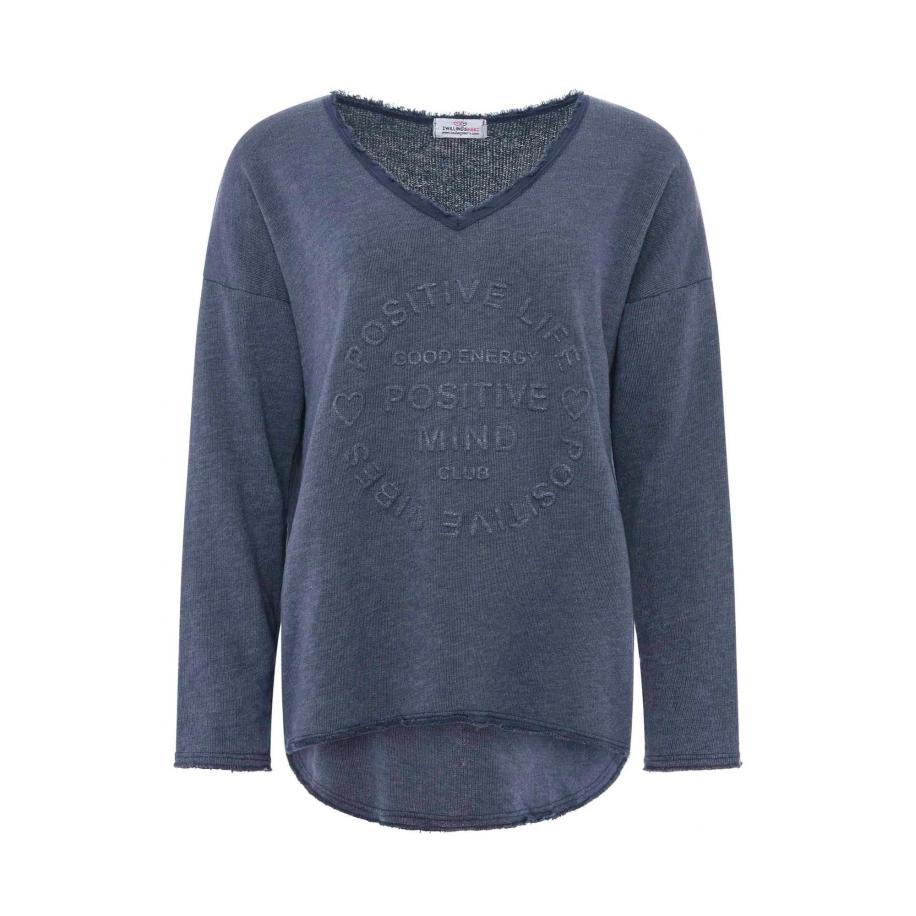 zwillingsherz Zwillingsherz Sweatshirt Positive Mind marine -