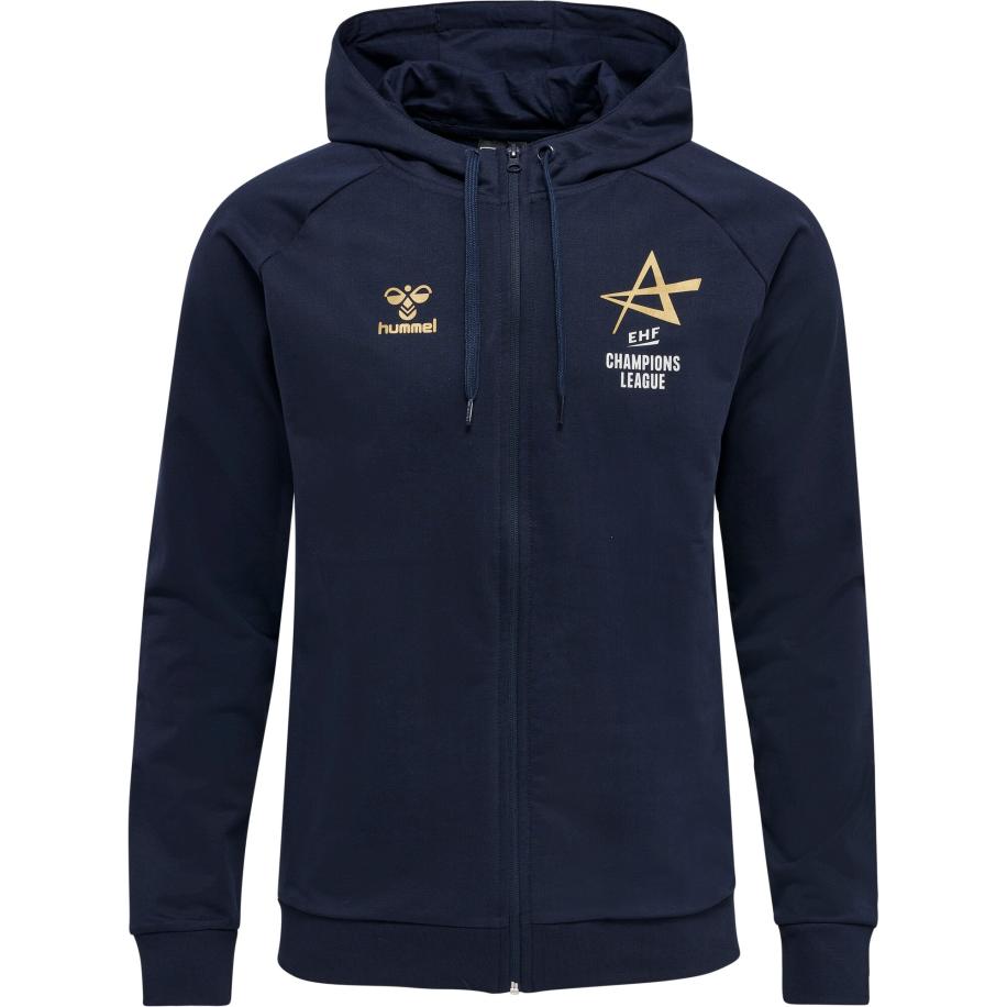 Hummel Hummel Sweatvest EHF marine / goudgeel / wit -