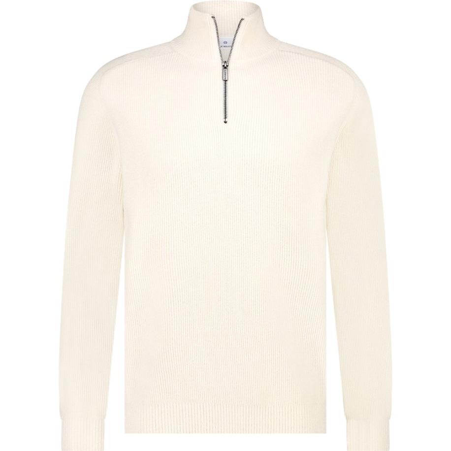 Blue Industry Half Zip Pullover Off White Wit
