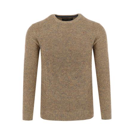 Marvelis Casual Trui ronde hals lichtgeel, Faux-uni