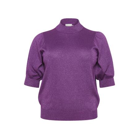 KAFFE CURVE Trui KC Regitta neonlila