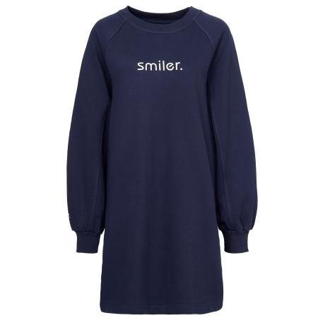 smiler. Sweatshirt Nippy blauw / wit