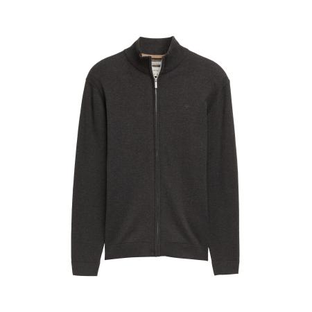 Tom Tailor TOM TAILOR Gebreid vest zwart gemêleerd