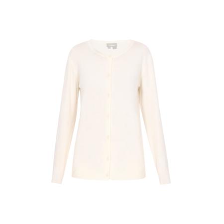 Usha Usha Gebreid vest crème