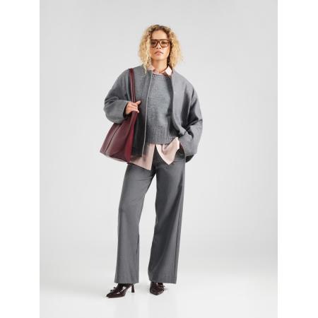 Oui OUI Trui donkergrijs