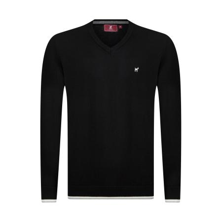 Williot Williot Trui zwart / wit