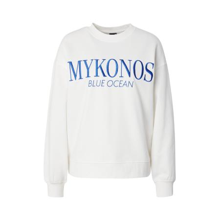 Gina Tricot Gina Tricot Sweatshirt blauw / offwhite