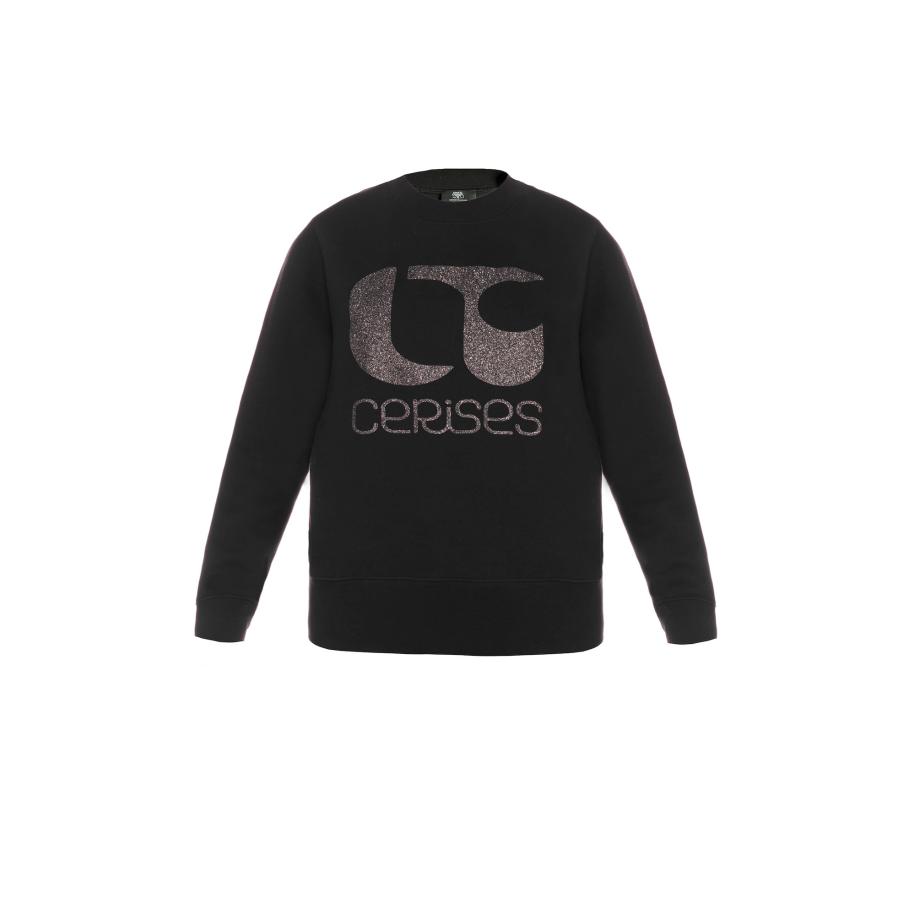Le Temps des Cerises Le Temps Des Cerises Sweatshirt PAOLO zwart -