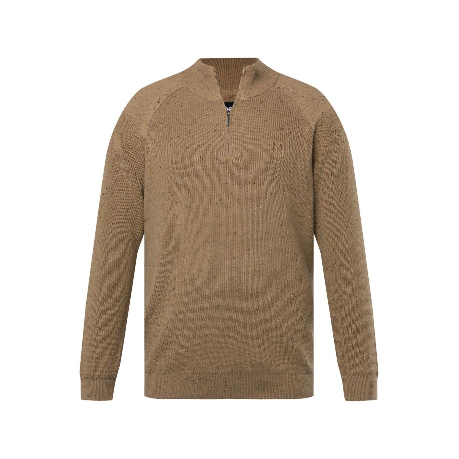 men plus Men Plus Trui lichtbruin -