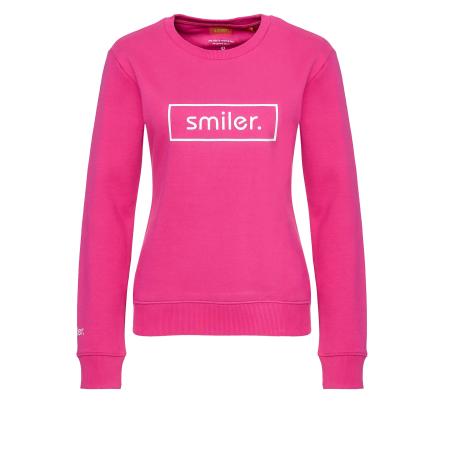 smiler. smiler. Sweatshirt Cuddle lichtgrijs / pink