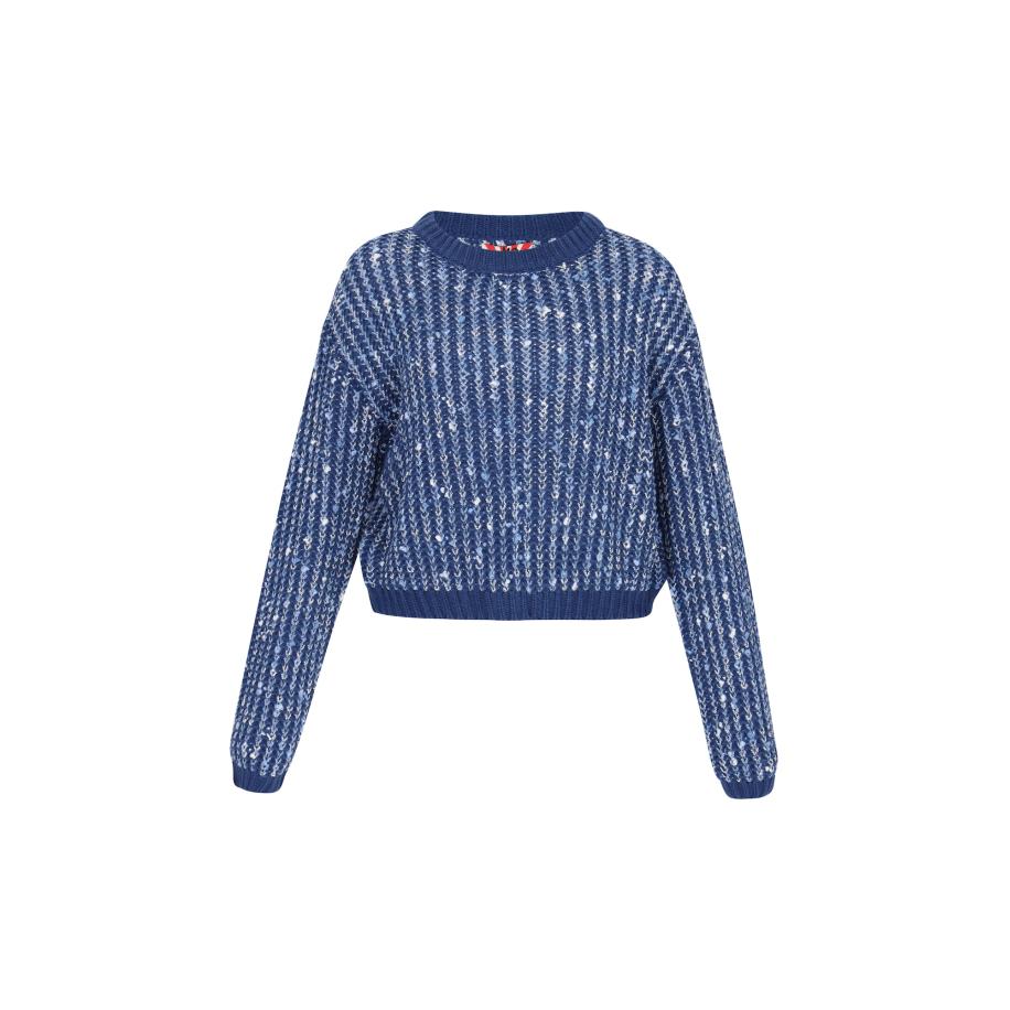 myMo ROCKS Trui marine / wit Blauw