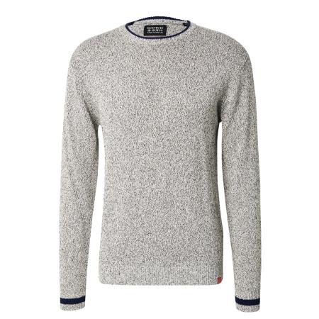 Scotch & Soda SCOTCH & SODA Trui marine / lichtgrijs