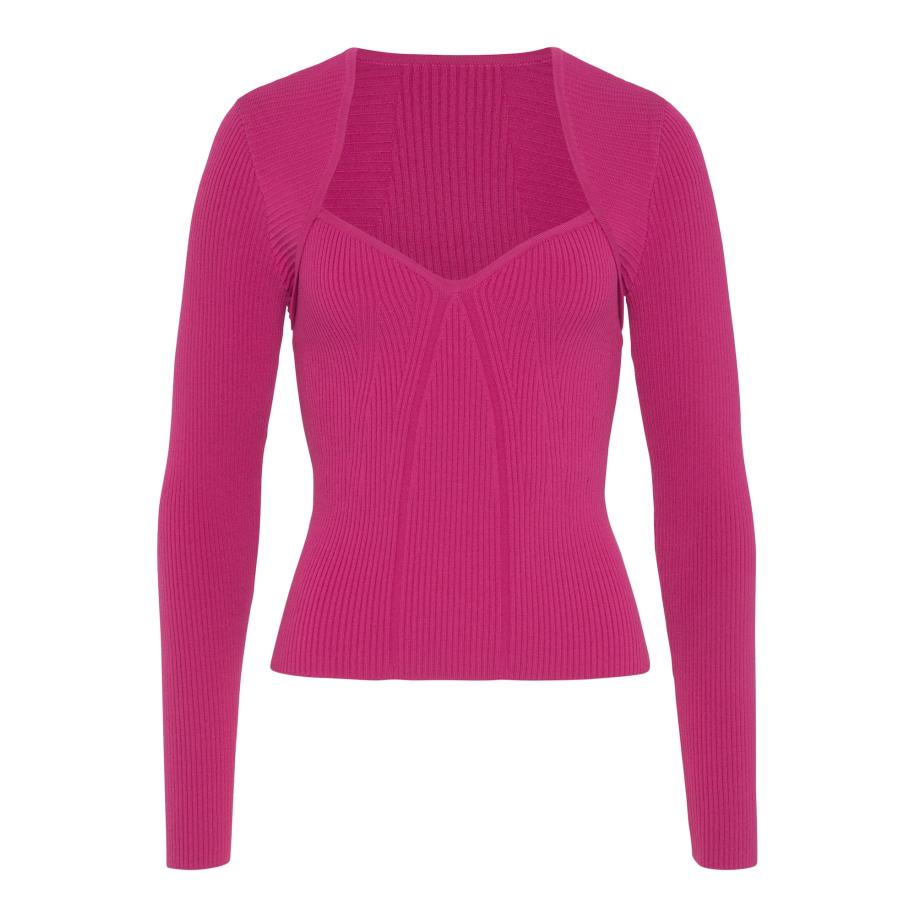 Lascana LASCANA Trui fuchsia -