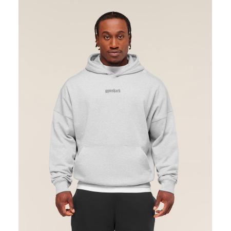 Gymshark Olde English Hoodie Soft Grey Marl