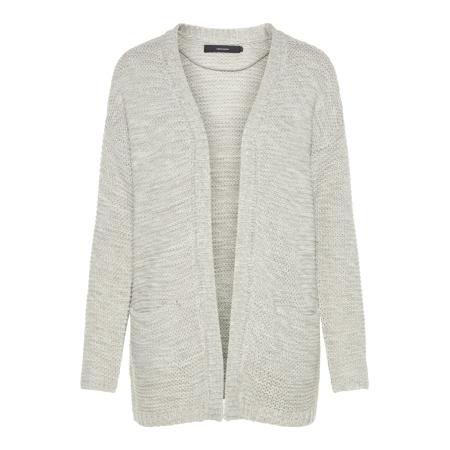 Vero Moda VERO MODA Gebreid vest lichtgrijs