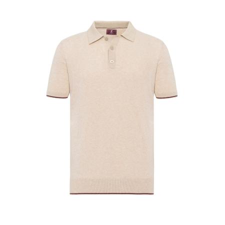 Williot Williot Trui lichtbeige / donkergrijs / rood