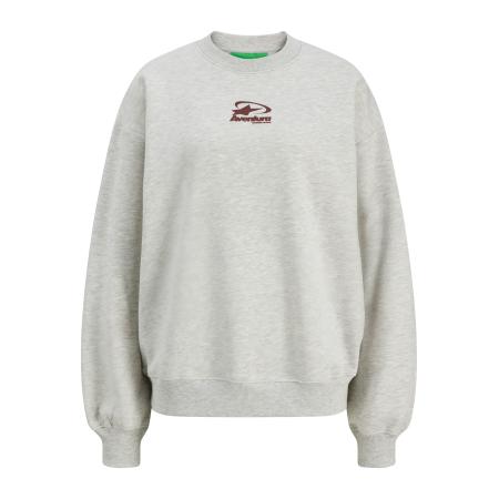 JJXX JJXX Sweatshirt JXSANDRA lichtgrijs / bourgogne