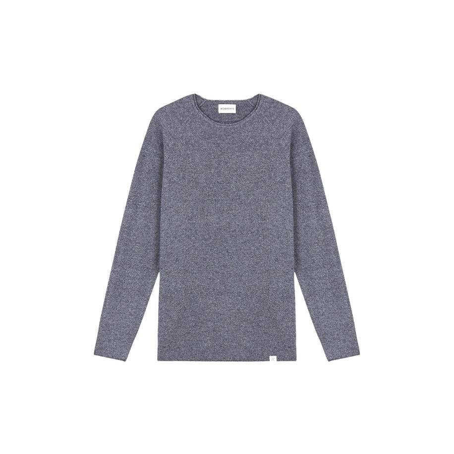 Nowadays NOWADAYS Trui Honeycomb blauw gemêleerd -