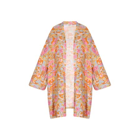 Usha usha FESTIVAL Kimono geel / stone grey / oranje / pink