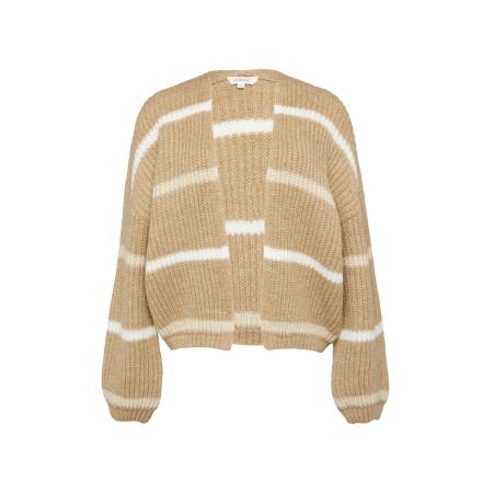 s.Oliver s.Oliver Gebreid vest ecru / lichtbruin