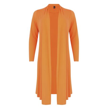 Yoek YOEK Gebreid vest Dolce oranje