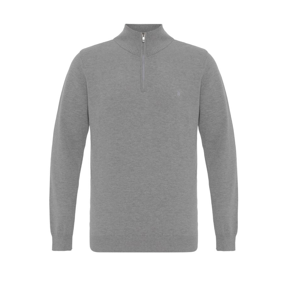 Anou Anou Anou Anou Trui grijs gemêleerd -