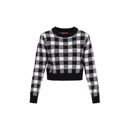 myMo ROCKS Trui grijs / zwart / wit