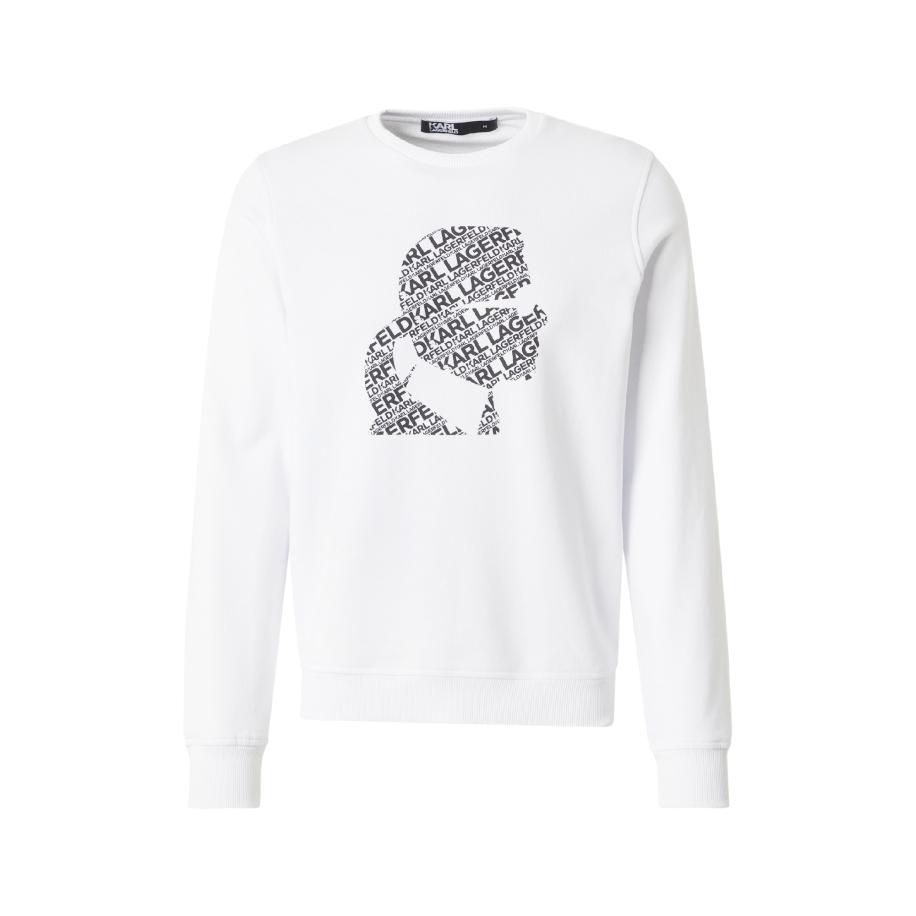 Karl Lagerfeld Karl Lagerfeld Sweatshirt zwart / wit -