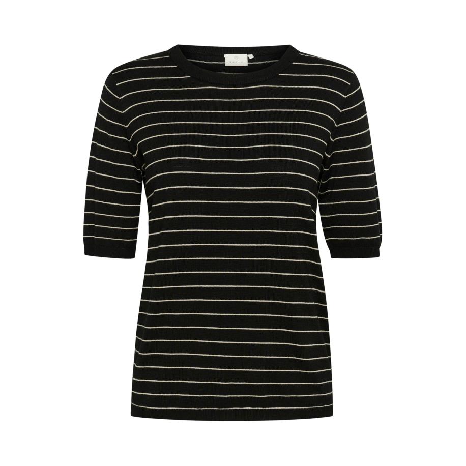 Kaffe Kaffe Trui KA Mala zwart / wit -