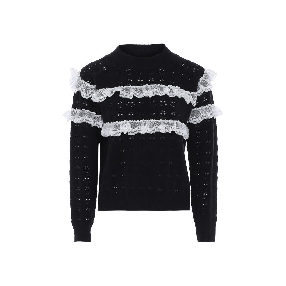 NAEMI NAEMI Trui zwart / wit -