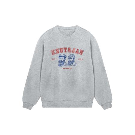 F4NT4STIC Sweatshirt Knut & Jan Hamburg blauw / grijs / rood